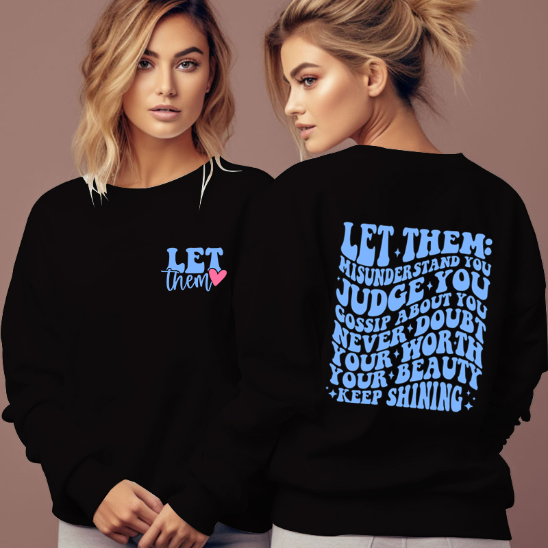 Trendy LET Them Brand Sweatshi - Streetwear Brand Hoodies incelemesi ve fiyatı
