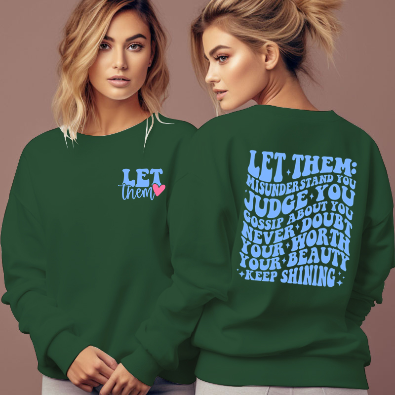 Trendy LET Them Brand Sweatshi - Streetwear Brand Hoodies incelemesi ve fiyatı