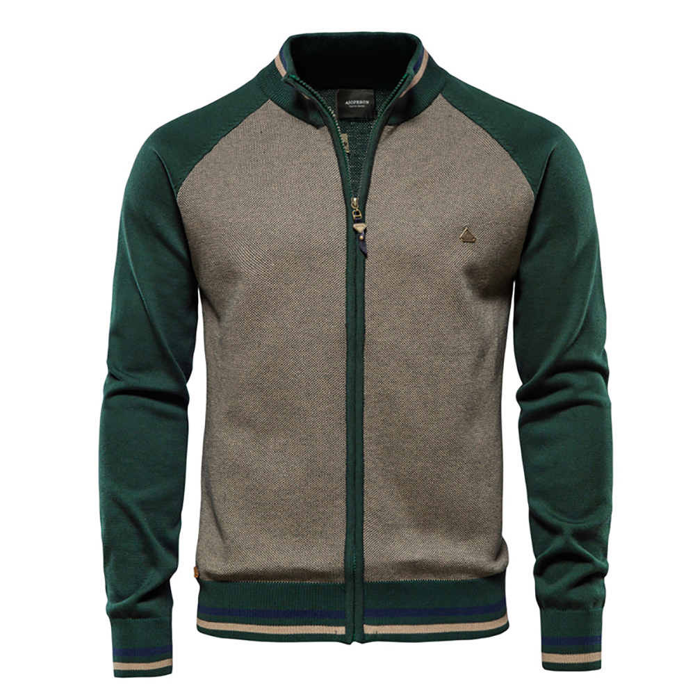 AIOPESON Spliced Cardigan Men  - Streetwear Brand For Men incelemesi ve fiyatı