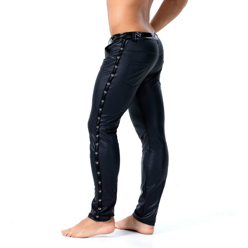 S-XXL Brand Men Leather Rivet  - Streetwear Brand For Men incelemesi ve fiyatı