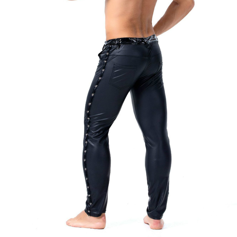 S-XXL Brand Men Leather Rivet  - Streetwear Brand For Men incelemesi ve fiyatı