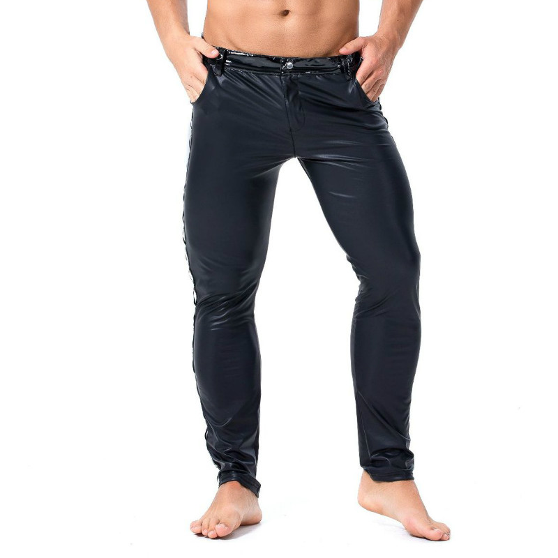 S-XXL Brand Men Leather Rivet  - Streetwear Brand For Men incelemesi ve fiyatı