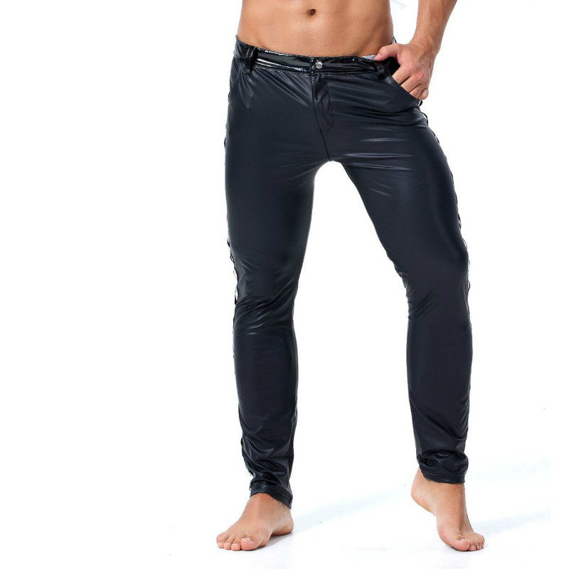 S-XXL Brand Men Leather Rivet  - Streetwear Brand For Men incelemesi ve fiyatı