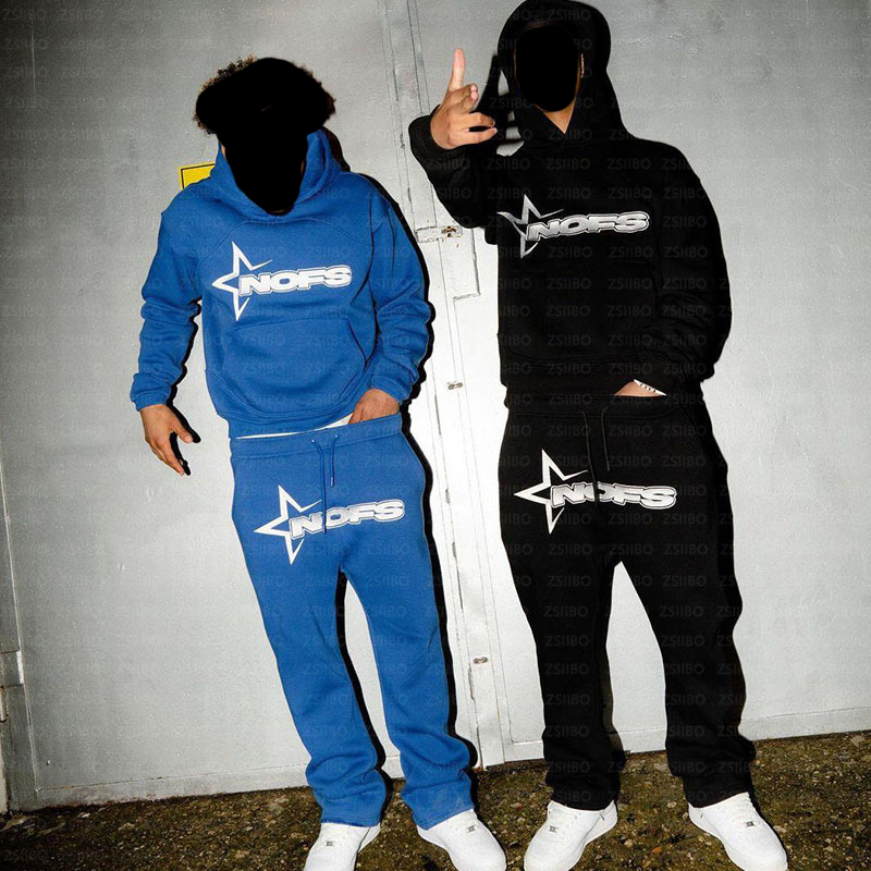 NOFS Letter Embroidery Fashion - Streetwear Brand Hoodies incelemesi ve fiyatı