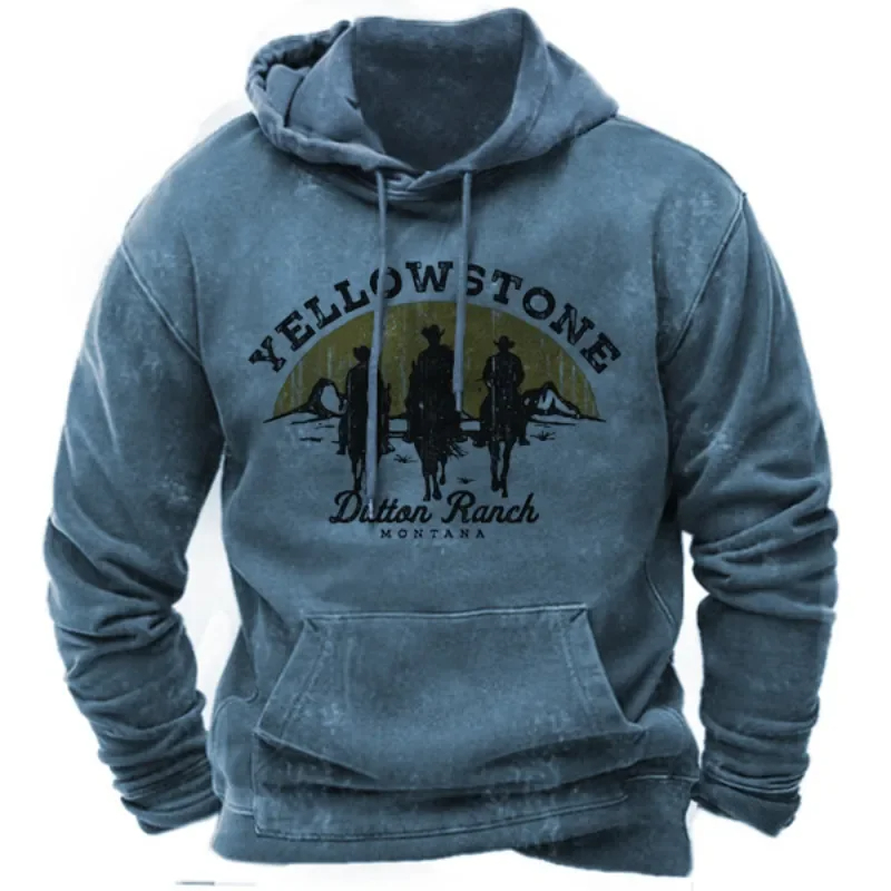 Autumn Winter Vintage Men's Ho - Streetwear Brand Hoodies incelemesi ve fiyatı