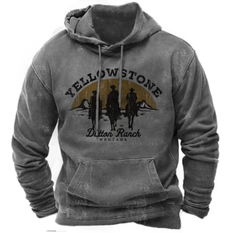Autumn Winter Vintage Men's Ho - Streetwear Brand Hoodies incelemesi ve fiyatı