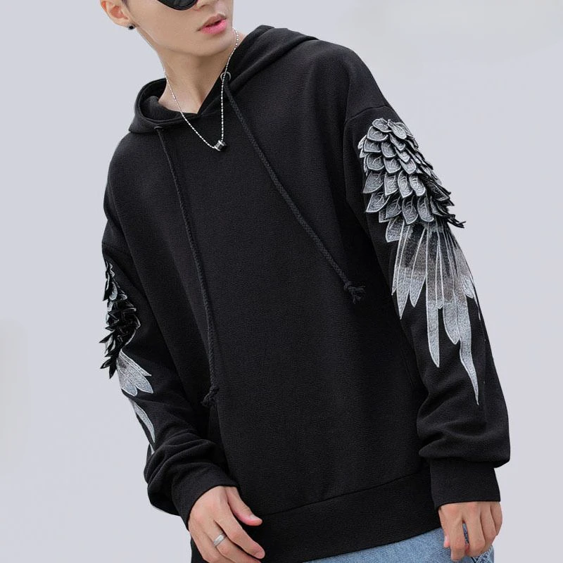 Sweatshirt for Men Hooded Embr - Streetwear Brand Hoodies incelemesi ve fiyatı